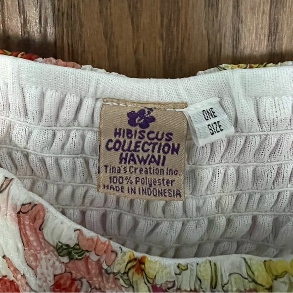 Hawaiian Tie Shoulder Midi Dress - Picture 4 of 4